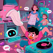 豆包收费记 - AI音乐作品封面